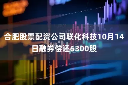 合肥股票配资公司联化科技10月14日融券偿还6300股